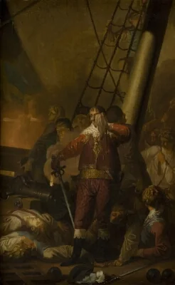 Christian IV Aboard his Flagship "The Trinity"