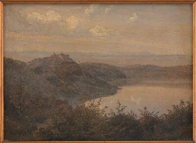 A View towards Castel Gandolfo, Italy