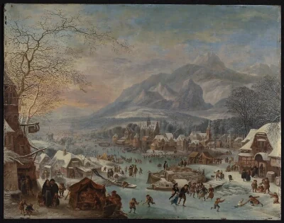 River Scenery in Winter