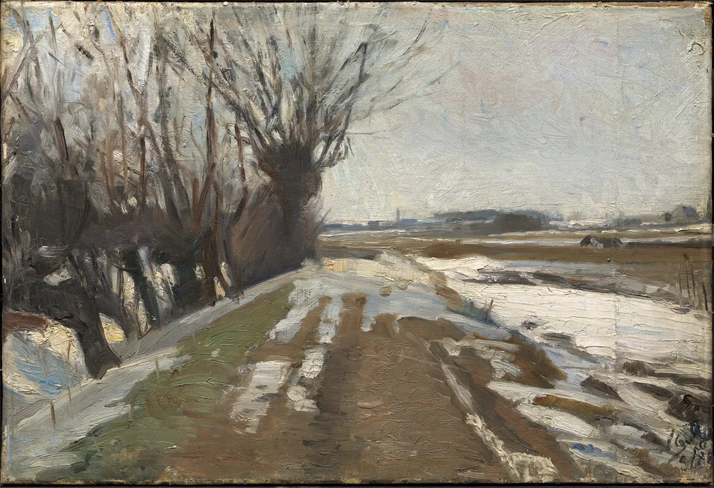 Winter Landscape. Utterslev near Copenhagen