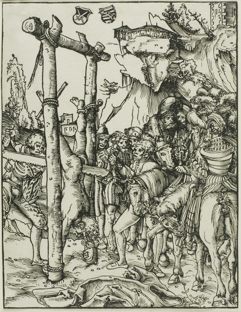 Saint Simon, from The Martyrdom of the Apostles