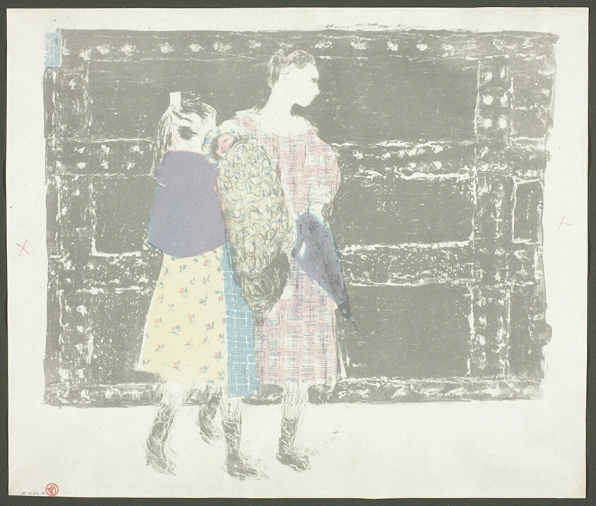 On the Bridge of Europe, plate nine from Landscapes and Interiors