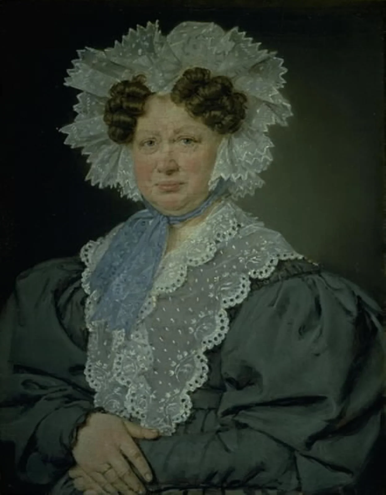 Kammerherreinde Kirsten Stampe f. Kaas (1766-1842) gift 1793 med kammerherre, Holger Baron Stampe til Nysø