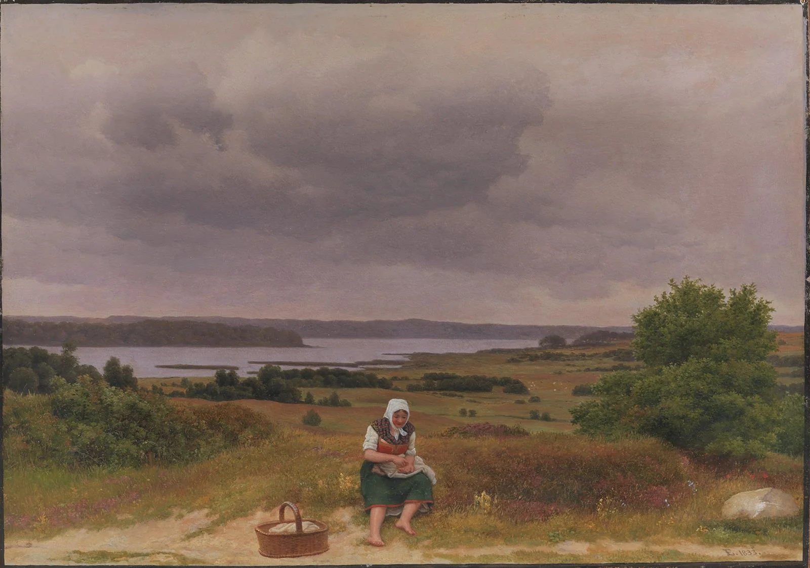 Viev of Lake Fure near Rudersdal, North Sealand