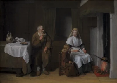 The Prophet Elijah with the Widow of Zarephath and her Son
