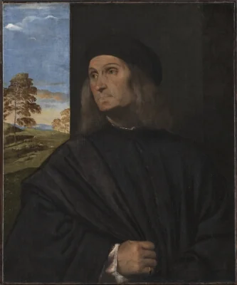 Portrait of the Venetian Painter Giovanni Bellini (?)
