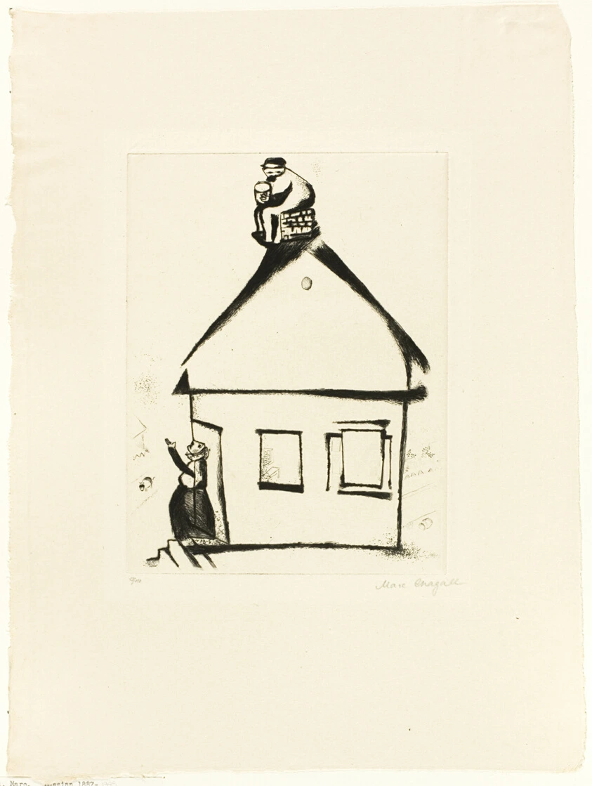 Grandfather's House, plate twelve from Mein Leben