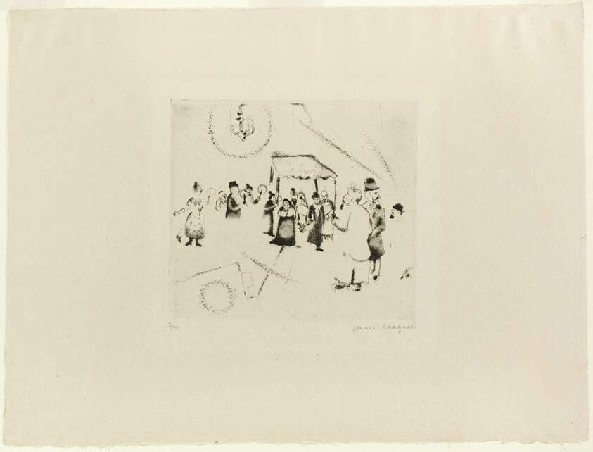 The Wedding, plate sixteen from Mein Leben