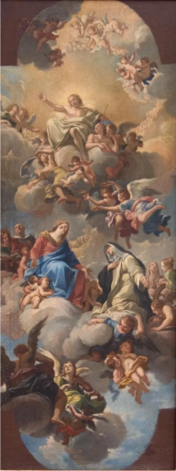 Mary Introducing St Catherine of Siena to Christ