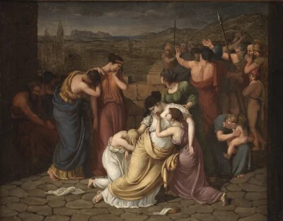 Andromache in Despair at the Sight of Hector's Body