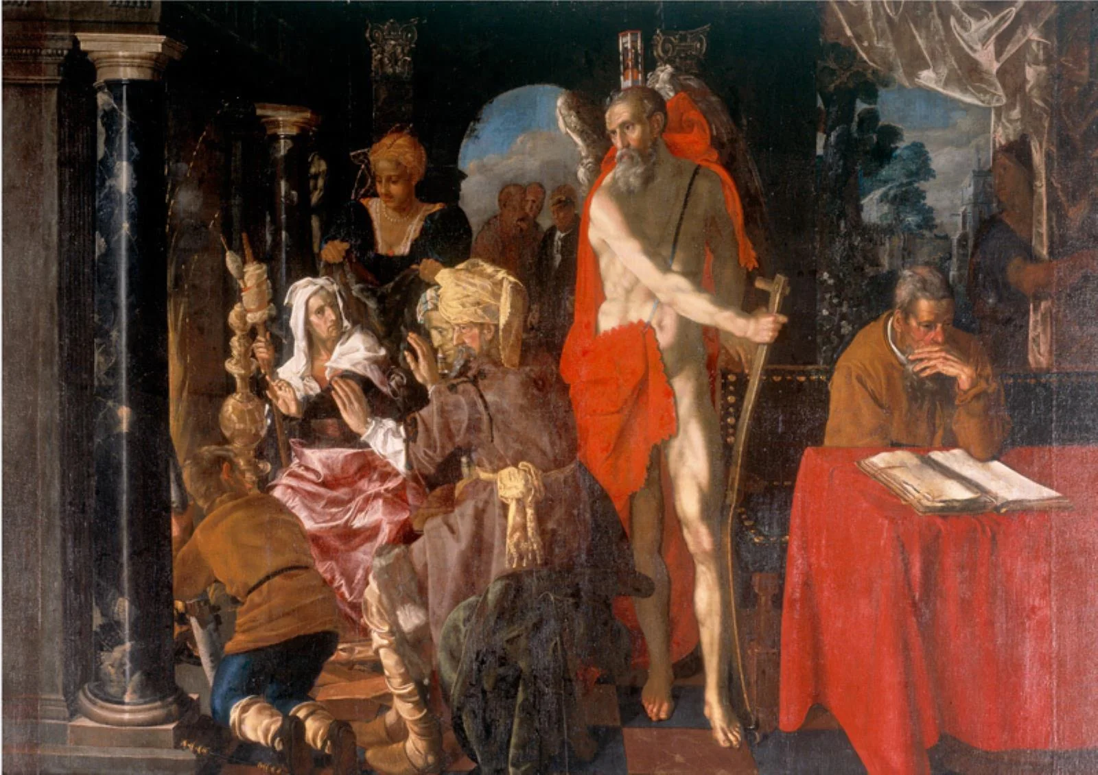 Allegory of Old Age. Time and the Scholar