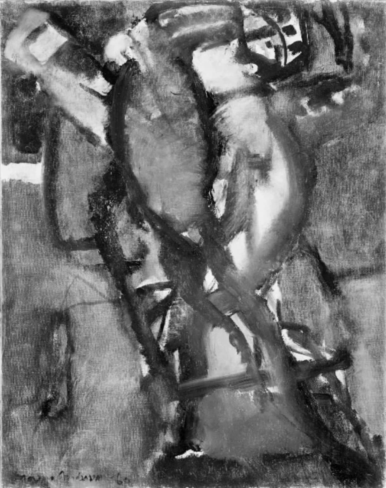 Femme Fleur. Composition