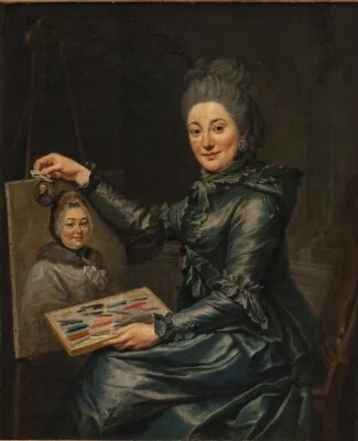Portrait of the Artist's Daughter Elisabeth, Married Lampe