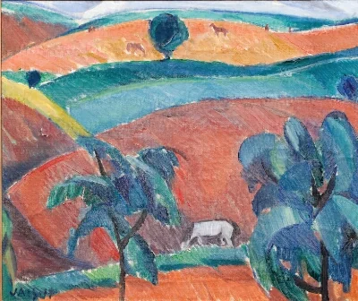 Landscape with Horses