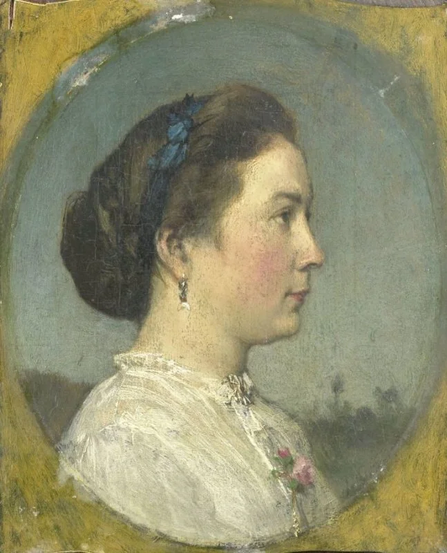 Portrait of Catharina Hendrika Horn, the Artist's Wife