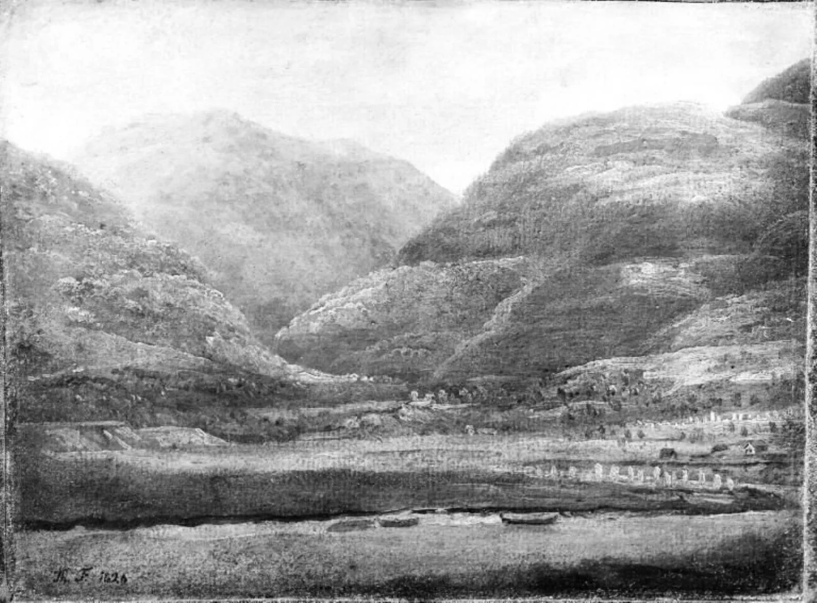 Sketch from Parish in Norway