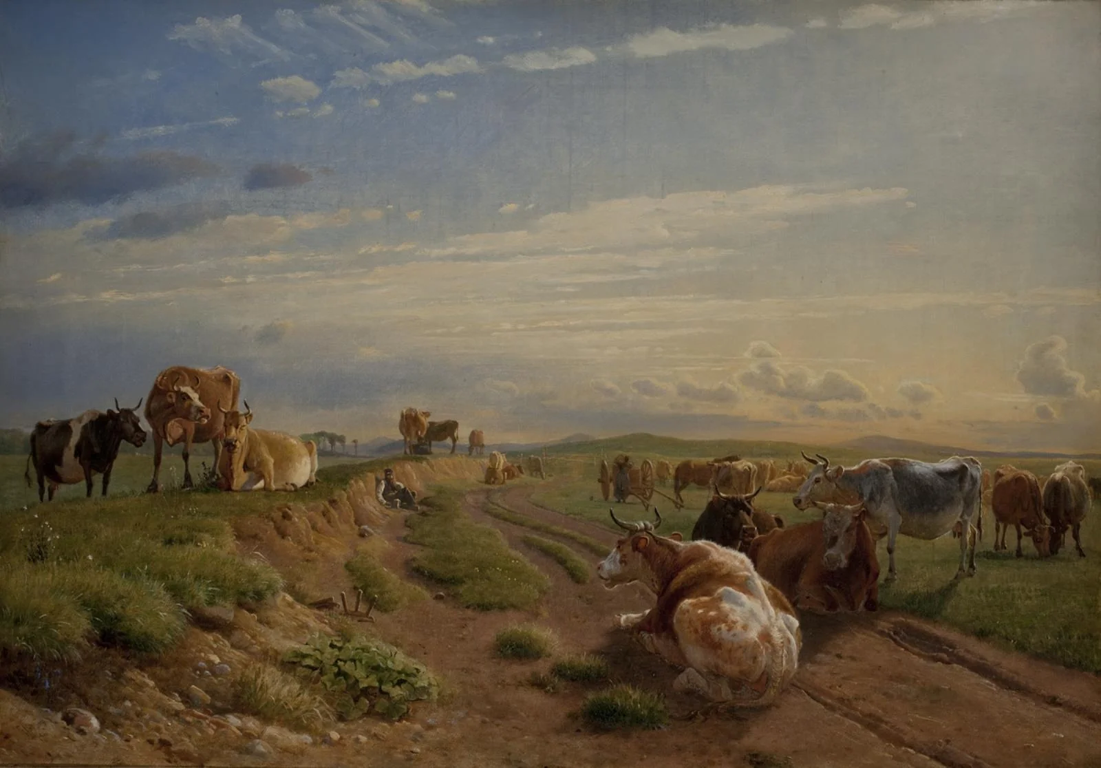A Milking Place near Vognserup Manor, Zealand