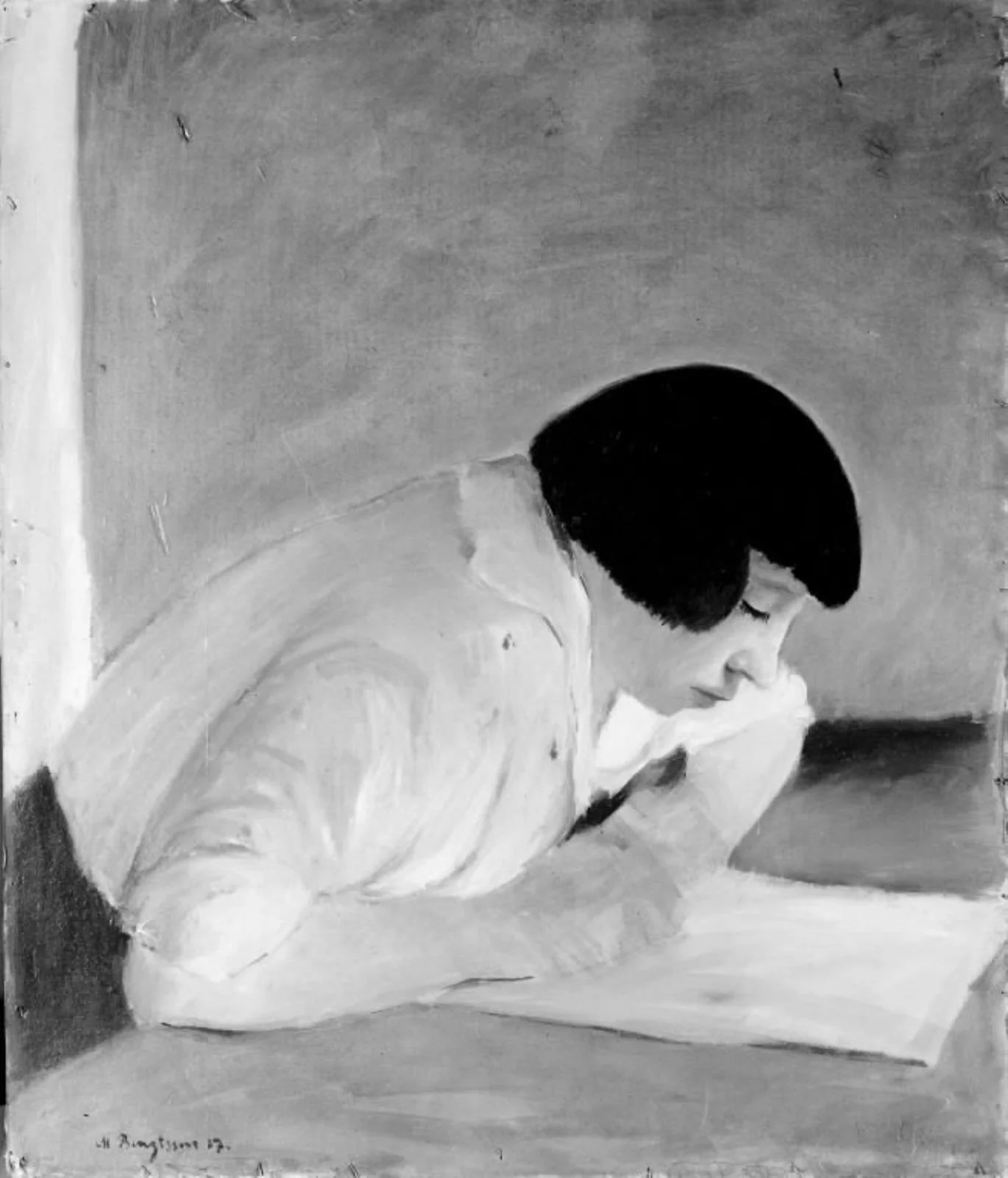 Rosa. Girl Reading
