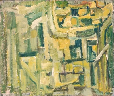 Yellow and Grey Composition