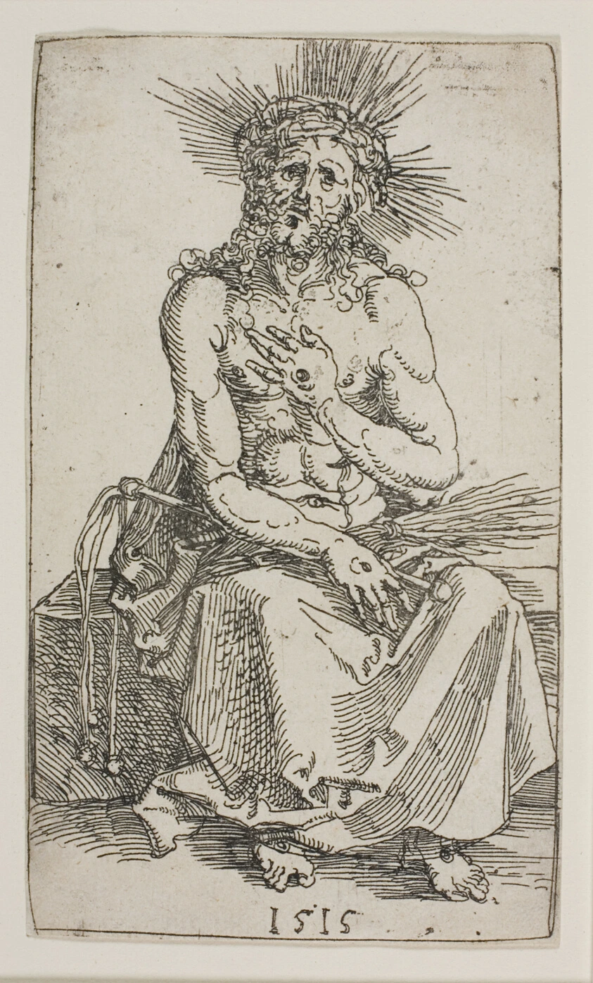Man of Sorrows, Seated