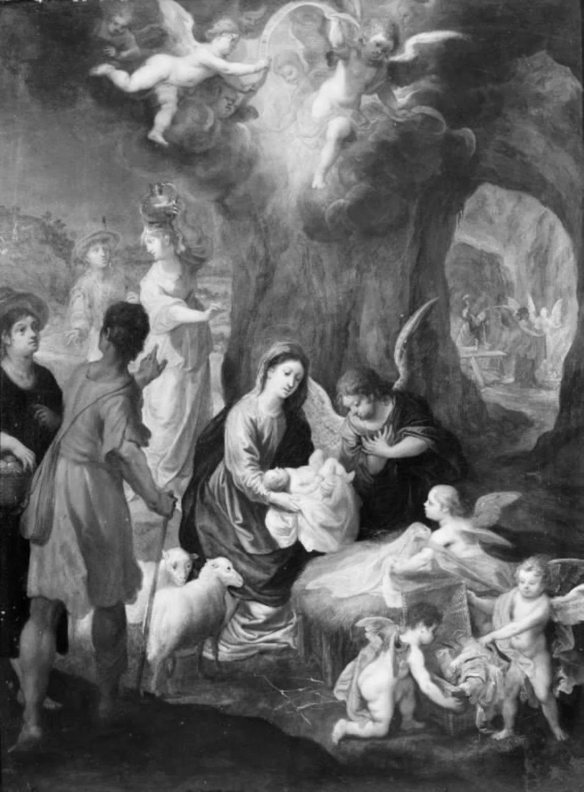 The Holy Family with Saints