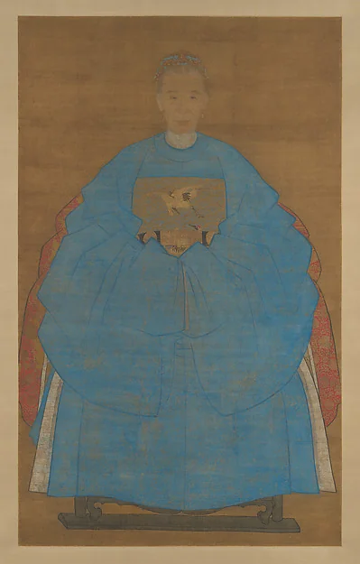明  阮祖德  老婦像  軸|Portrait of an Old Lady