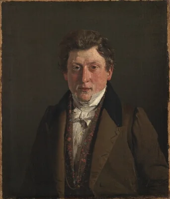 Portrait of the Artist´s Cousin and Brother-in-Law, the Grocer Christian Petersen