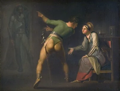 Hamlet and his Mother. Episode from Shakspeare's Hamlet