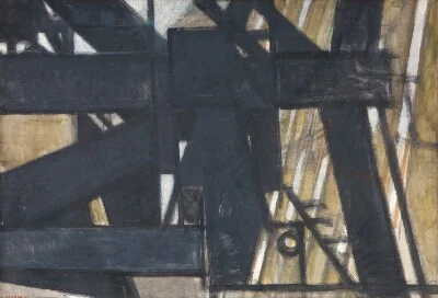 Detail of the Bridge. Scene from Langebro Bridge