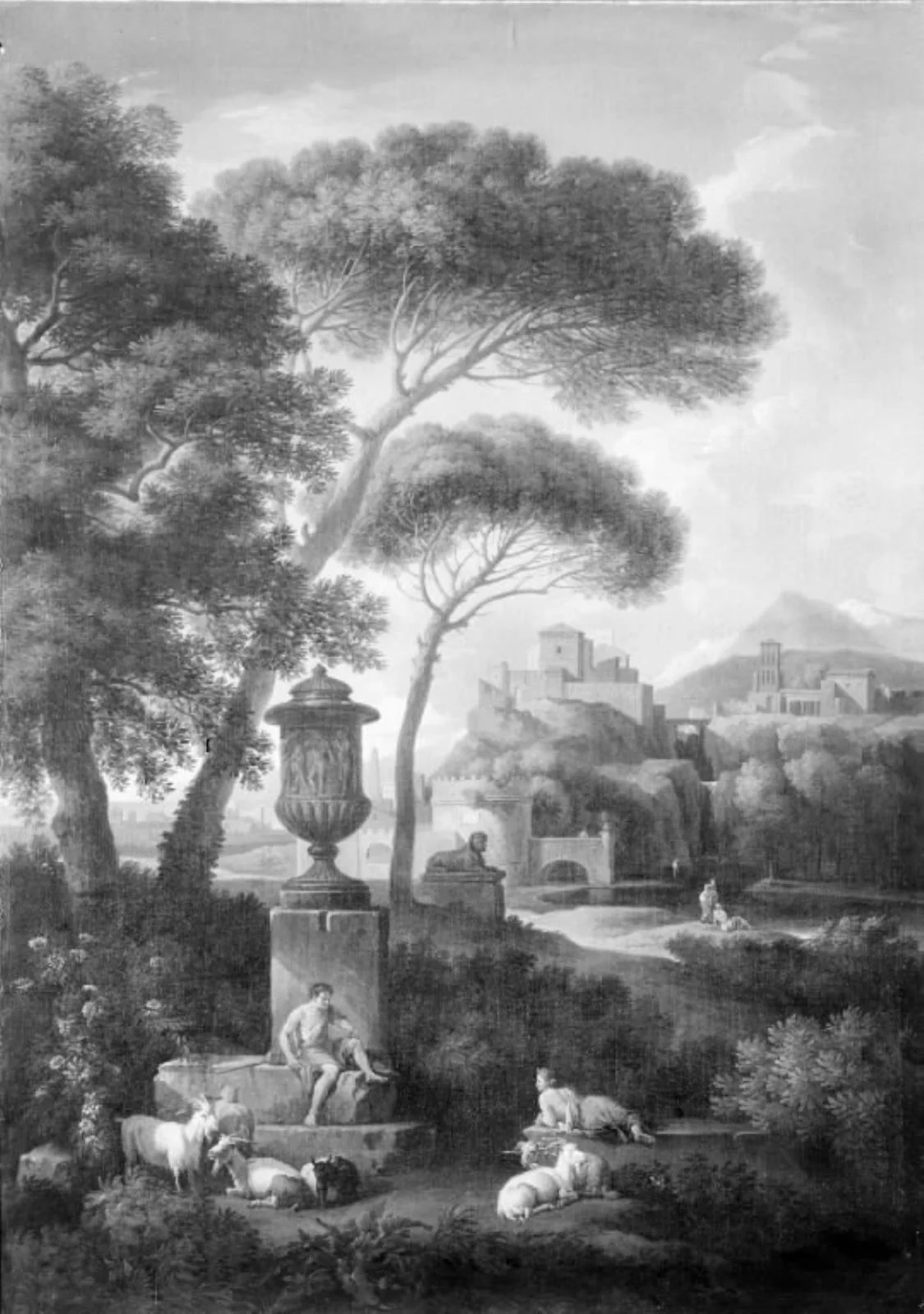 Landscape with the Tomb of Cecilia Metella