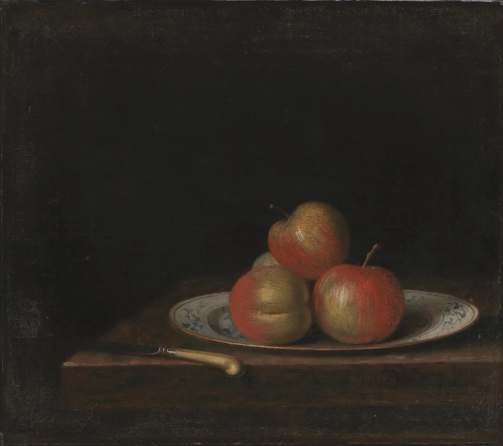 Still Life with Apples on an 'East Indian' Plate