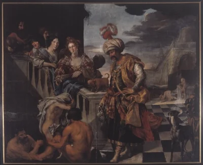Bathing in an Oriental Harbour