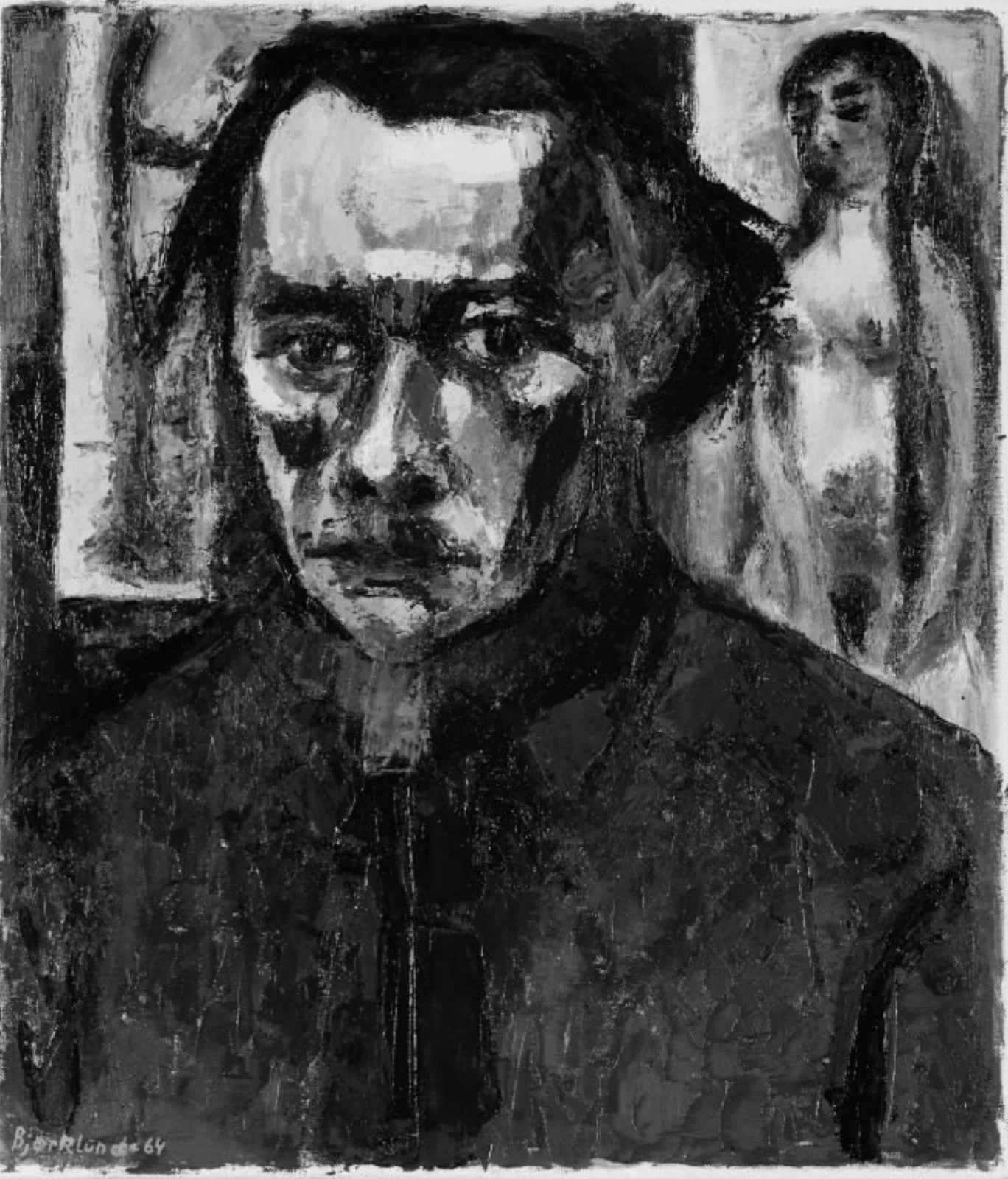 Self-Portrait with Blue Shirt