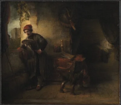 Standing Young Man at the Window in his Study Reading, known as"The Student"