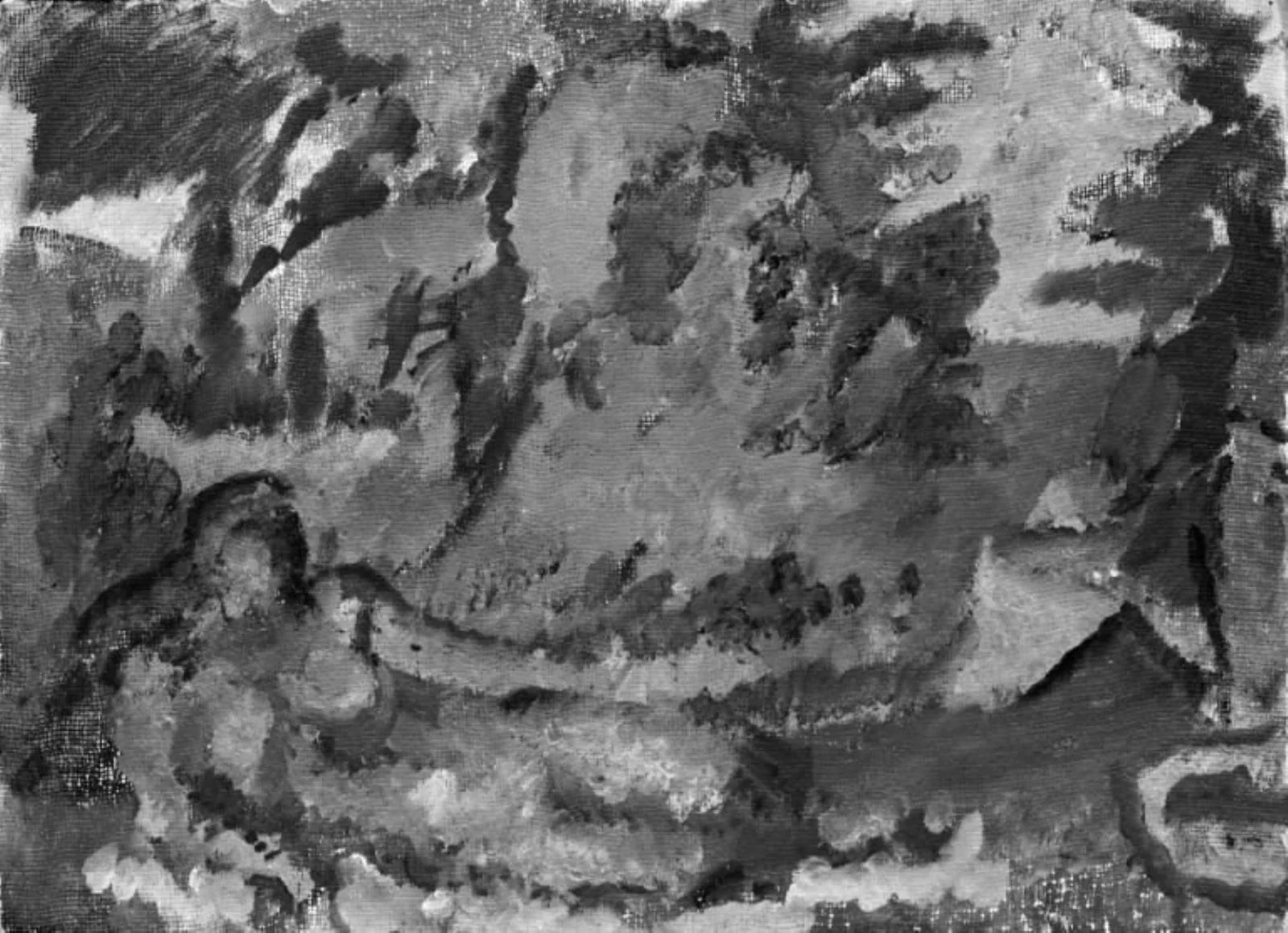 Landscape by the Coast with a Reclining Woman