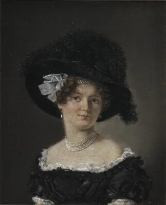 Mathilde Theresia von Irgens-Bergh, née Holsten, the Wife of Mathias Friis von Irgens-Bergh