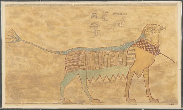 Detail of a Griffin, Tomb of Khety