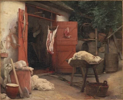 A Slaughterhouse in Hellebæk