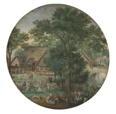 Peasant Wedding. The Wedding Dance in the open Air