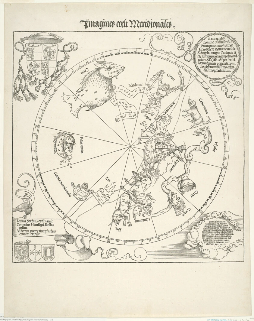 Celestial Map of the Southern Sky (Imagines coeli meridionales)