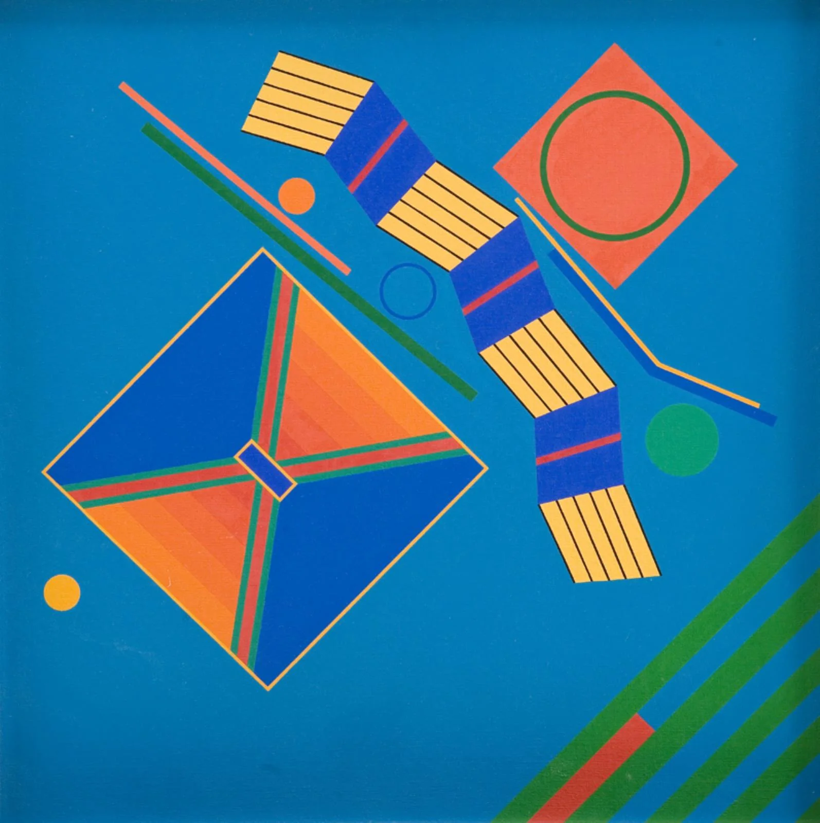 Composition of Seven Diagonal Picture Elements