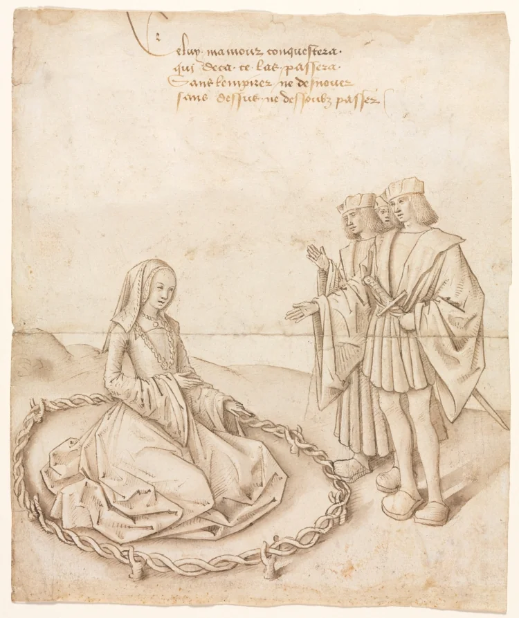A Lady with Three Suitors