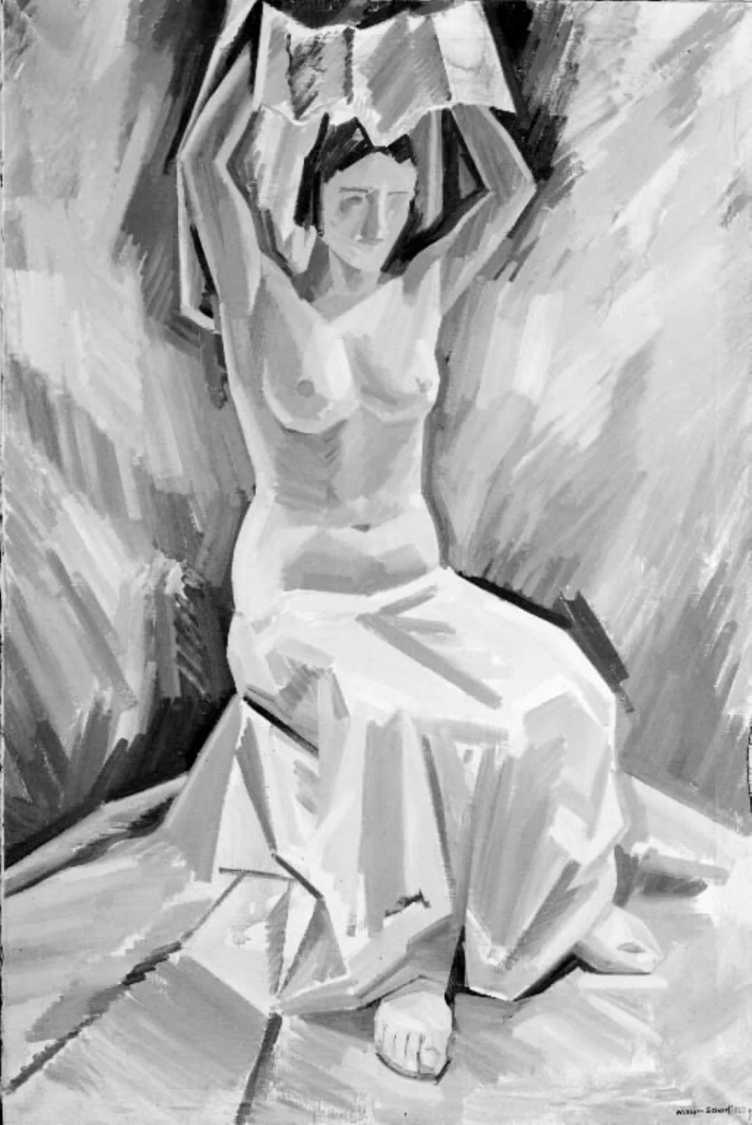 Seated Female Model