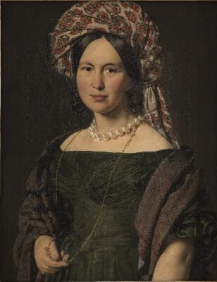 The Artist's Wife Wearing a Turban
