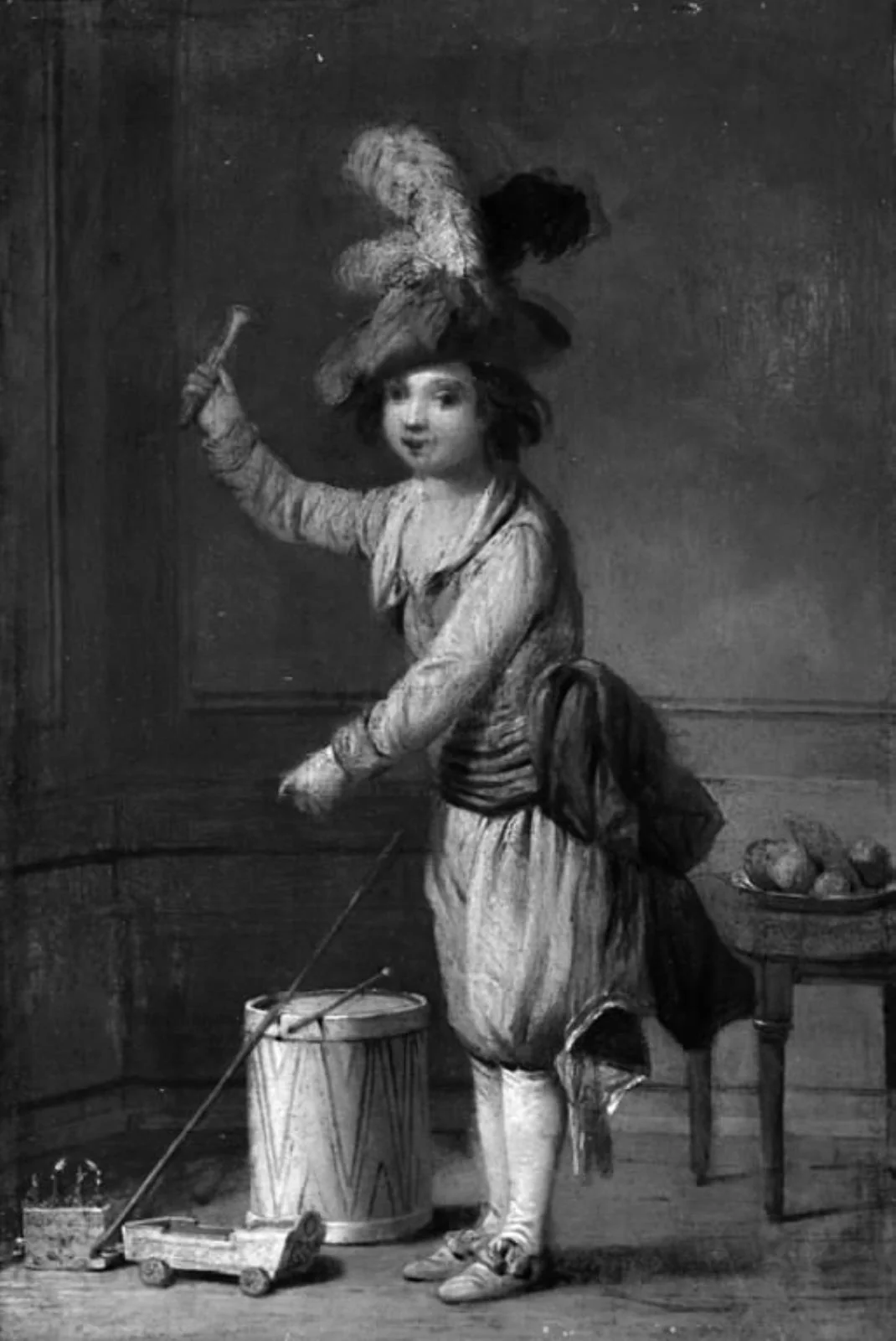 Nursery with a Boy in Fancy Dress