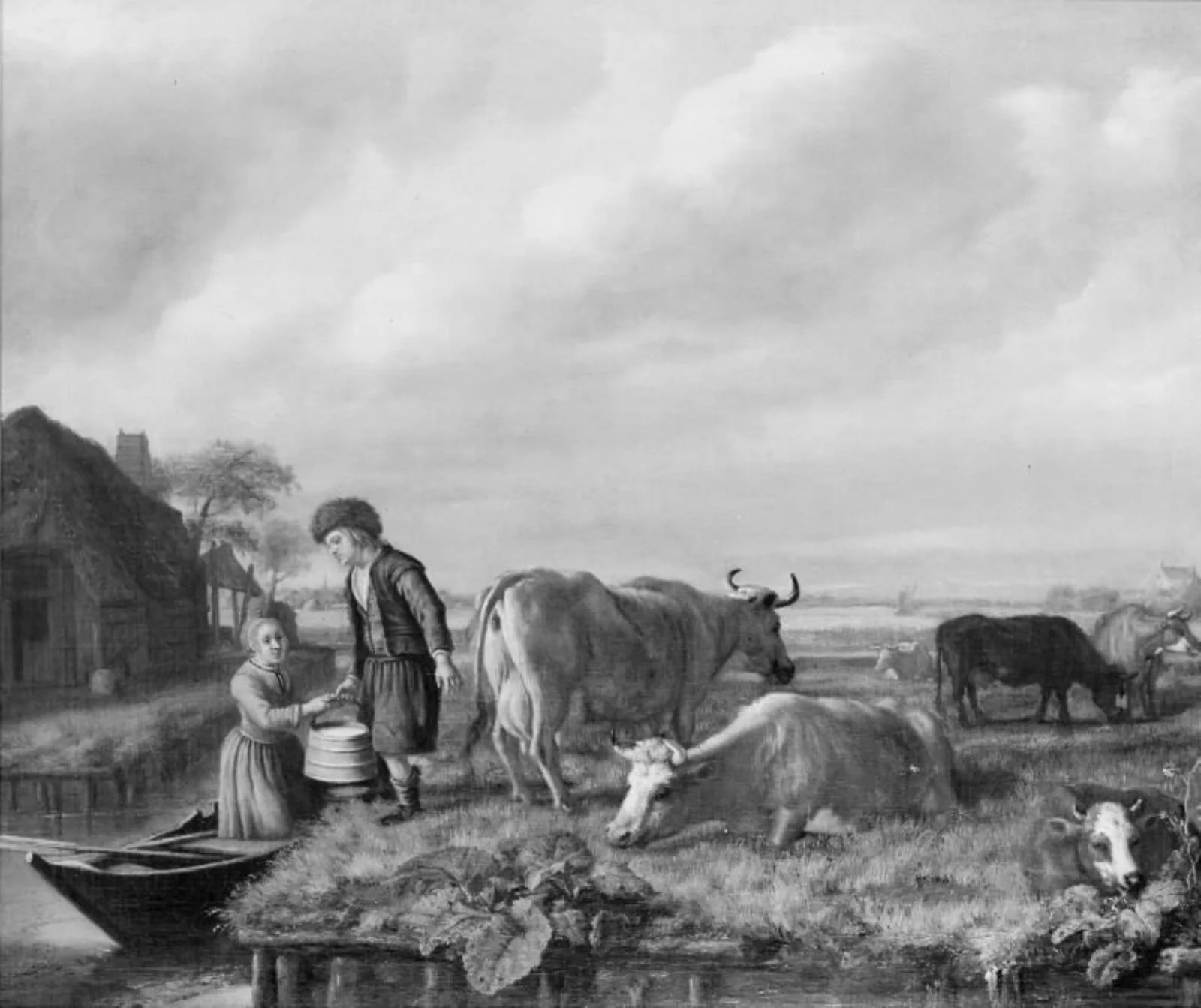 Milking Scene