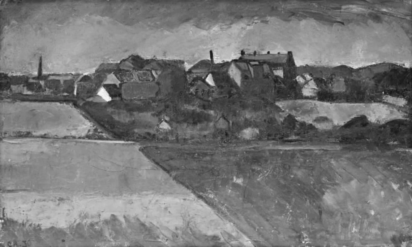 Kongens Lyngby seen from the Road to Fortunen