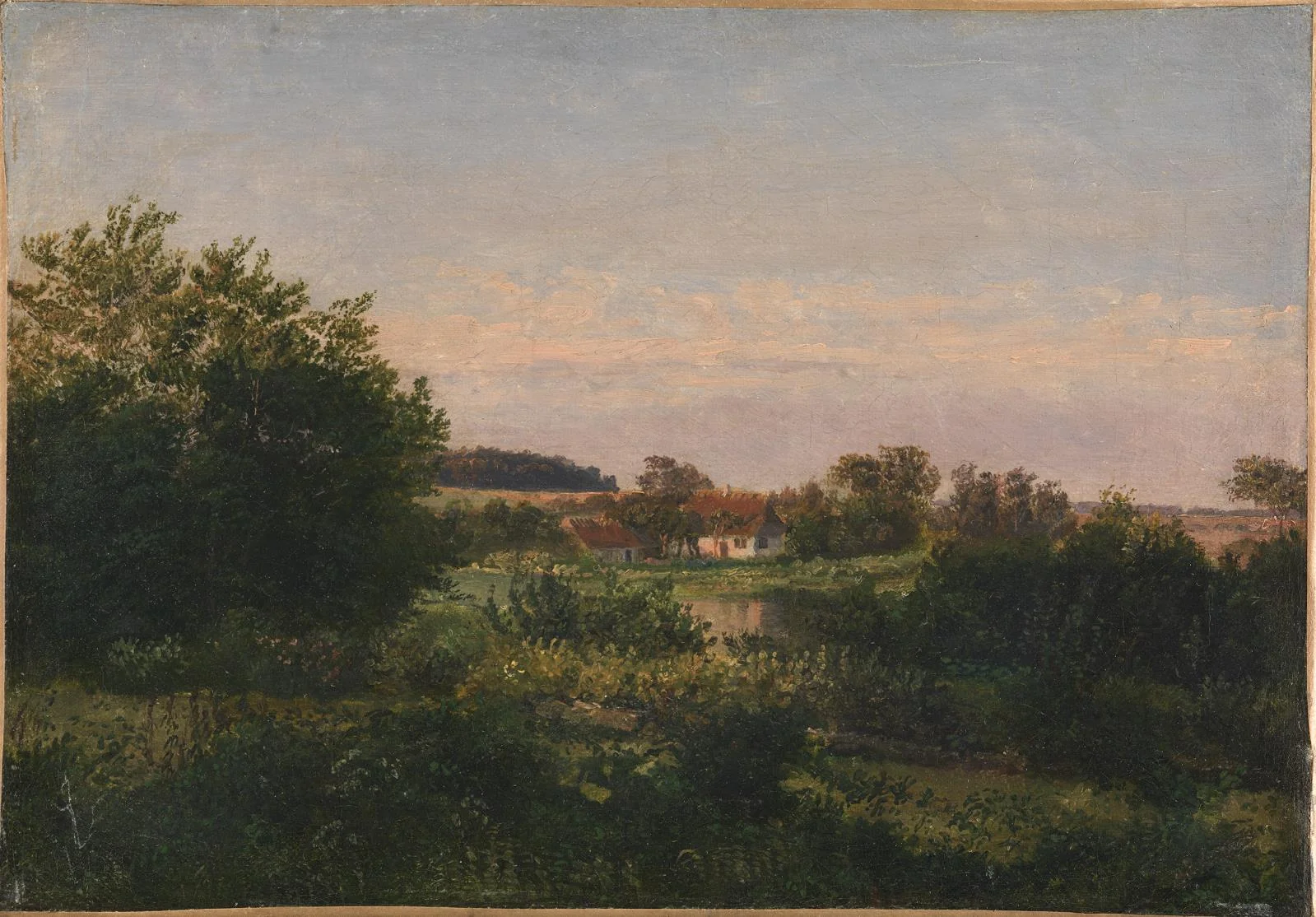 Landscape with a Cottage beside a Pond
