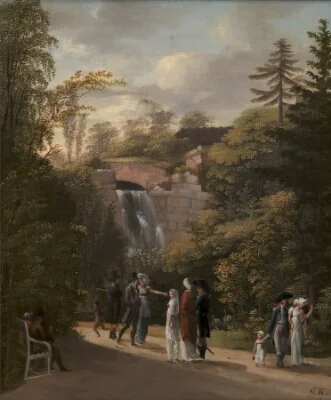 The Cascade in Frederiksberg Garden near Copenhagen