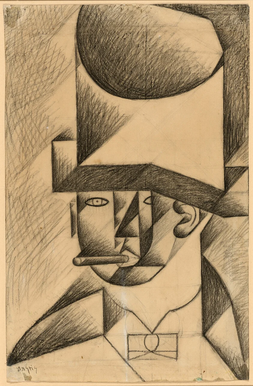 Head of a Man with Cigar